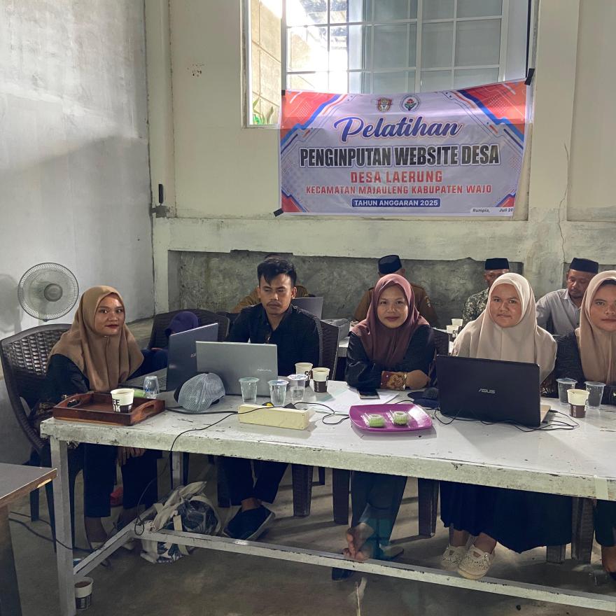 Pelatihan Pengimputan Website Desa